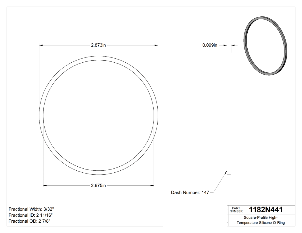 Technical drawing - 1182N441